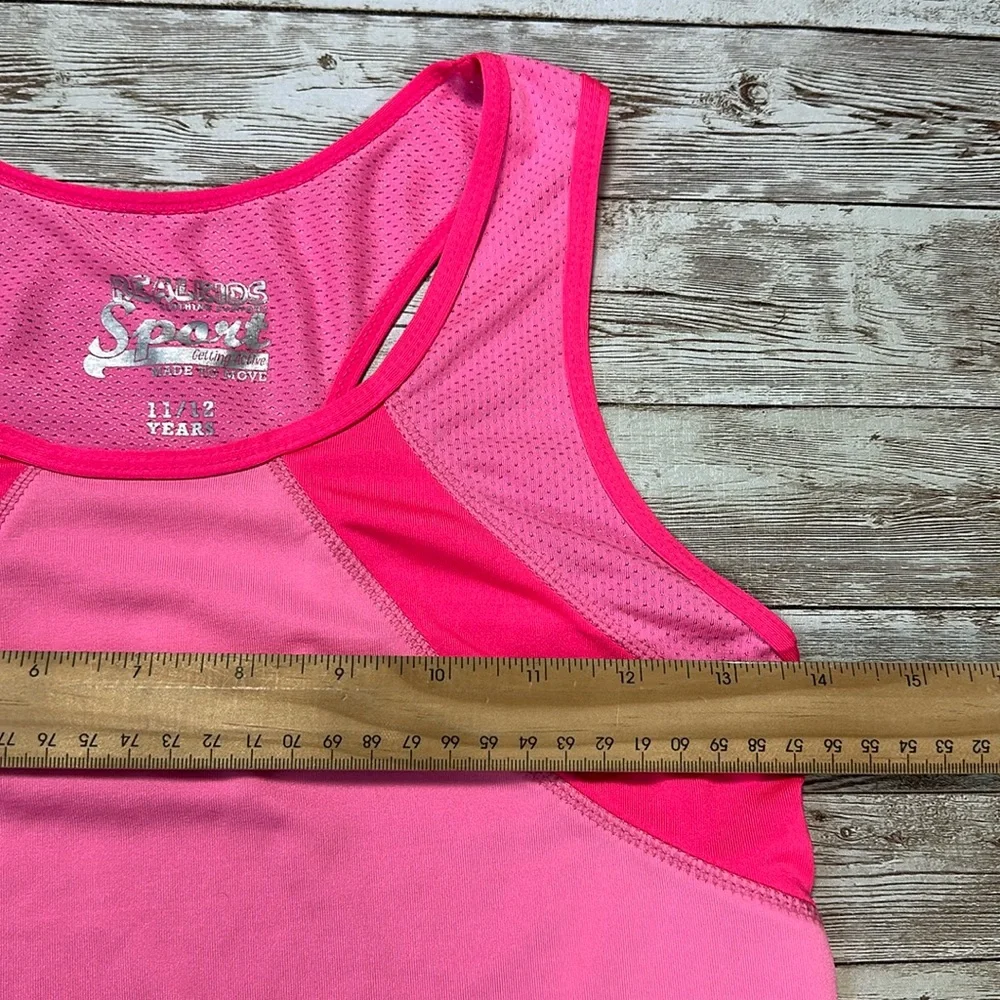 Champion Girls Athletic Shorts & Tank Top Bundle sz 10-12 Track Pink Purple